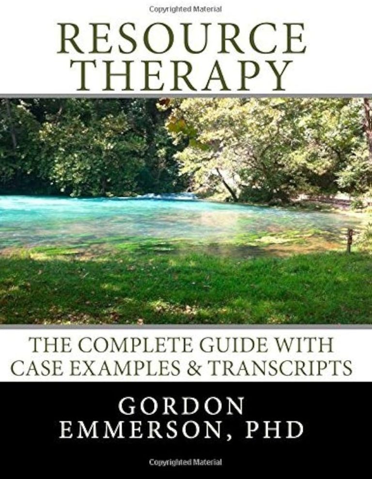 Resource Therapy Book Gordon Emmerson